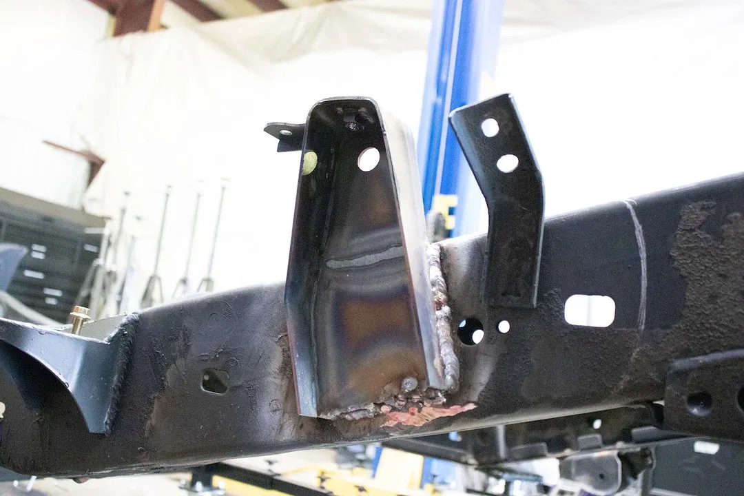 RB7136L – KENTROL Replacement Frame Section, Left Front Bed Mount Raw Steel Welding Required - view 3